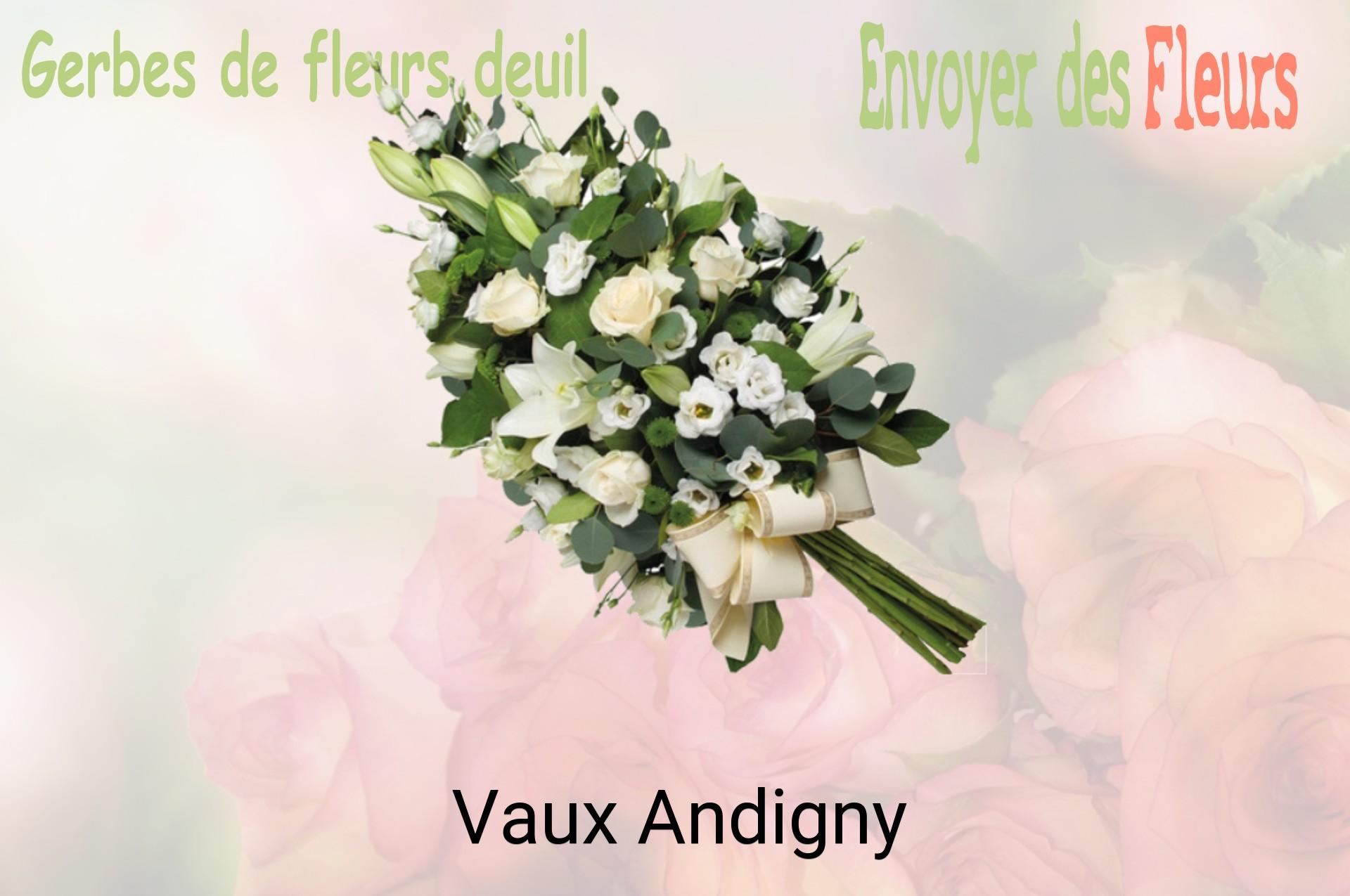 Gerbe de fleurs de deuil livrée à Vaux-Andigny
